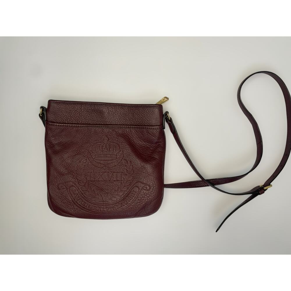 Lauren Ralph Lauren Deep Red Crossbody Bag - Picture 3 of 7